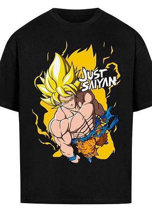 Футболка loys з принтом y2k just saiyan - goku ssj xs
