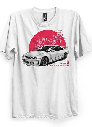 Футболка loys повсякденна з принтом r33 skyline gtr ( ) xs