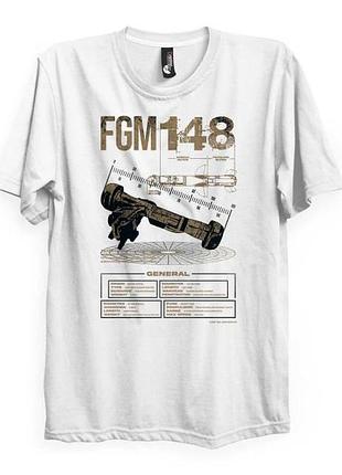 Повсякденна футболка loys з принтом fgm-148 javelin xs