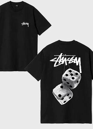 Футболка loys брендовая с принтом кубиков stussy xxl