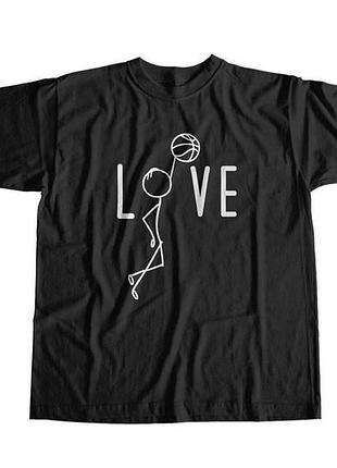 Футболка loys повсякденна love баскетбол xs
