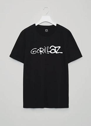 Футболка loys gorillaz чорна футболка loys горилаз унісекс xs