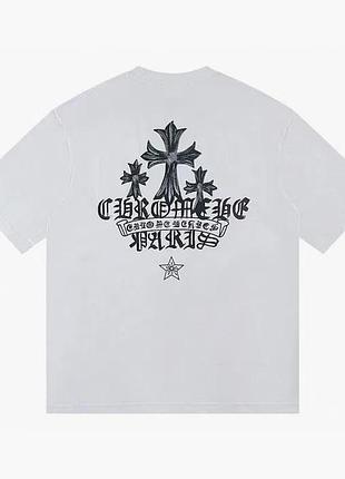 Футболка loys chrome hearts хром хартс чорна нова 100% бавовна якість чудова xs