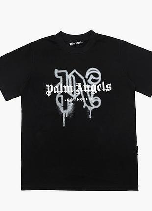 Футболка loys palm angels пальм энджелс качественная двунитка с ярким принтом dtf. xl