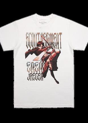 Футболка loys з принтом y2k attack on titan eren jaeger odm xs