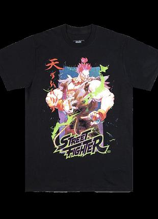 Футболка черная loys street fighter shin akuma