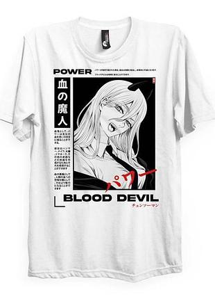 Повседневная футболка loys с принтом power (blood devil) l