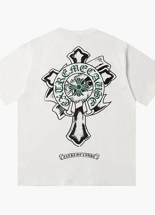 Футболка loys chrome hearts черная новая 100% хлопок отличное качество xs