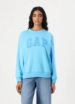 Голубой свитшот gap