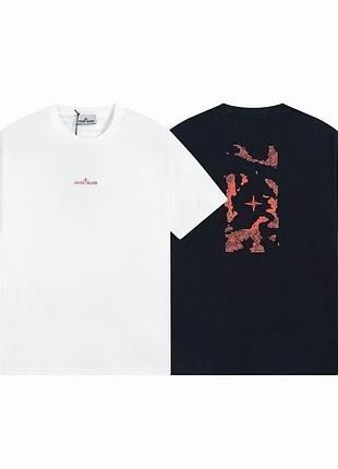 Футболка loys stone island стон айленд черная новая футболка loys отличного качества 100% хлопок m
