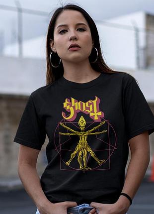 Футболка loys ghost (the vitruvian ghost) черный xl