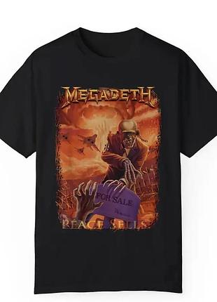 Футболка loys з графічним портретом гурту megadeth m