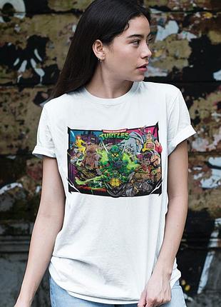 Футболка loys teenage mutant ninja turtles (tmnt by dayne henry jr wht) белый xl
