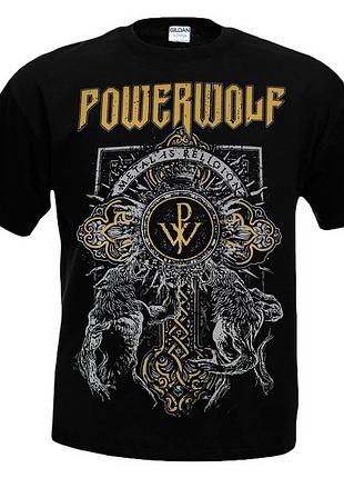 Футболка loys powerwolf wolf cross черный xs