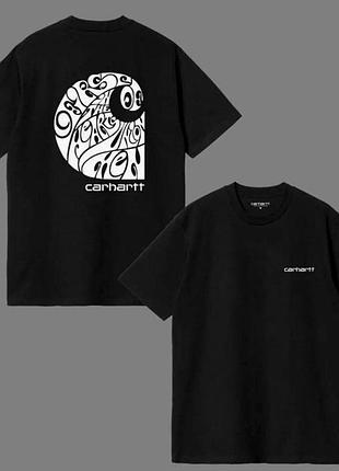 Футболка loys carhartt кархарт чорна 100% бавовна чудова якість xxl