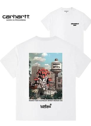 Футболка loys хлопковая с принтом carhartt sk8 art.009 xs