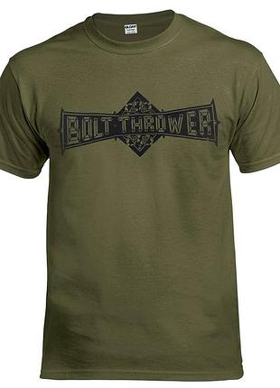 Футболка loys bolt thrower logo оливковый xs