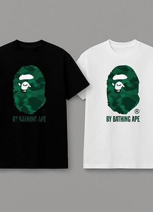 Футболка loys bape бейп черная новая отличное качество 100% хлопок xs
