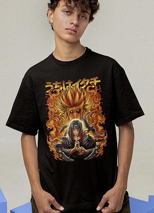 Футболка loys унисекс naruto (itachi uchiha) черный xs