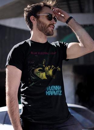 Футболка loys унисекс lenny kravitz (blue electric light) черный xs