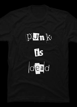 Повседневная футболка loys с принтом punk is dead l