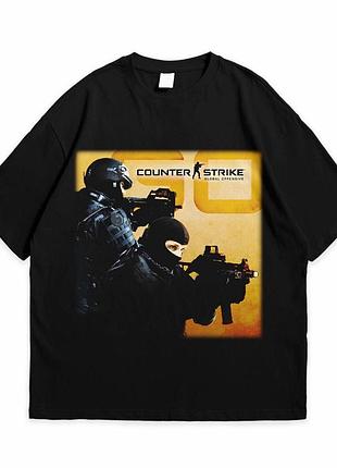 Футболка loys с принтом counter strike global offensive черный l