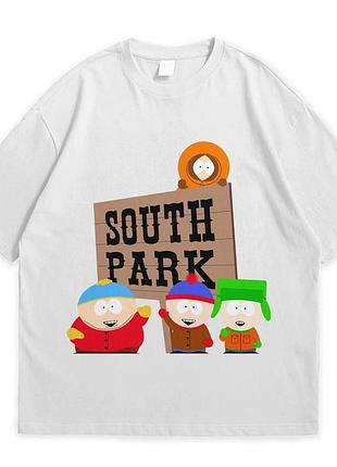 Футболка loys с принтом южный парк south park белый xs