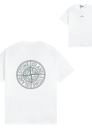 Футболка loys stone island стон айленд чорна 100% бавовна дуже гарна якість xs