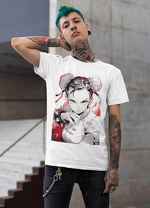 Футболка loys унисекс street fighter (chun li) белый s