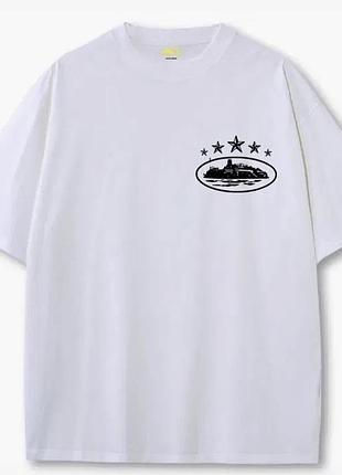 Футболка loys corteiz кортейз черная качественная 100% хлопок s-xxl xs