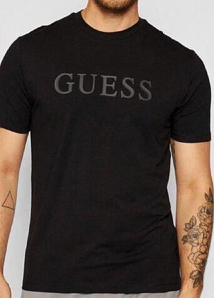 Футболка loys guess гесс черная новая отличное качество 100% хлопок xs