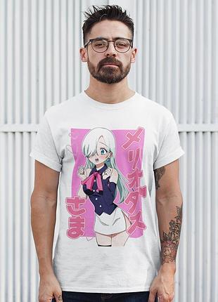 Футболка loys унисекс the seven deadly sins (elizabeth liones) белый xs