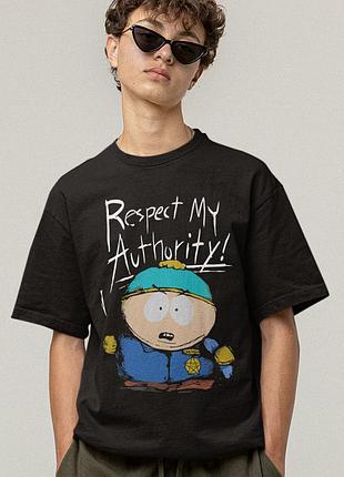 Футболка loys унисекс south park (eric cartman respect my authority) черный xs