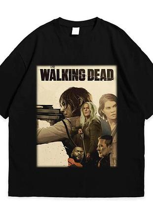 Футболка loys с принтом ходячие мертвецы the walking dead черный art.002 s