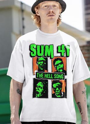 Футболка loys унісекс sum 41 (does this look infected wht) білий m