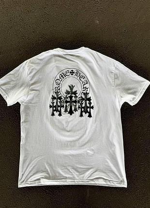 Футболка loys chrome hearts хром хартс черная отличное качество 100% хлопок xs