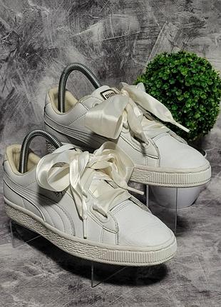 Женские кроссовки puma basket heart, 38/24,5 см