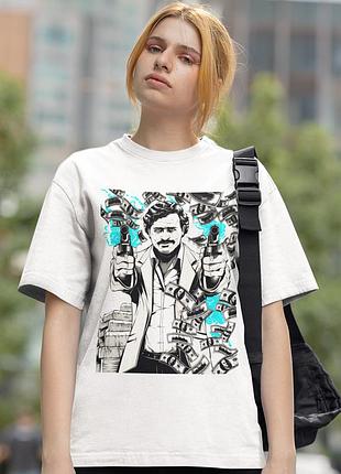 Футболка loys narcos (pablo escobar straps) белый l