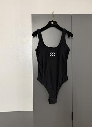 Оригинальный купальник цельный chanel