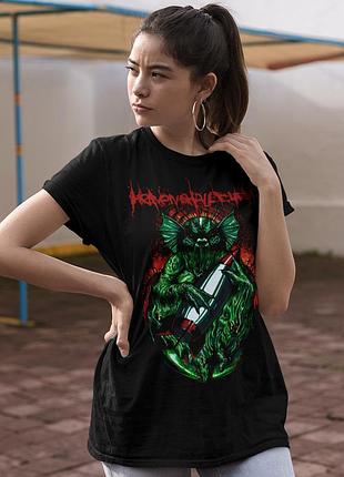Футболка loys heaven shall burn (monster with bomb) черный xs