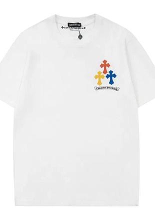 Футболка loys chrome hearts хром хартс черная качественная 100% хлопок xs