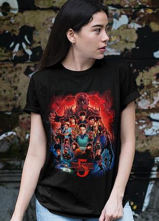 Футболка loys stranger things (season 5 poster) черный l