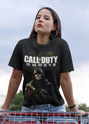 Футболка loys call of duty (ghost) черный xxl