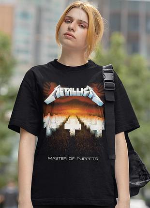Футболка loys metallica (master of puppets 1986) черный xl