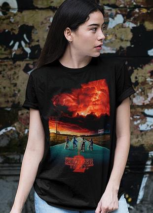 Футболка loys stranger things (season 2 poster) черный xxl
