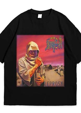 Футболка loys с принтом death leprosy черный xs