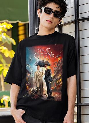 Футболка loys унисекс good omens (season 1) черный xs