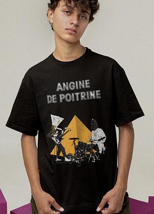 Футболка loys унисекс angine de poitrine черный xs