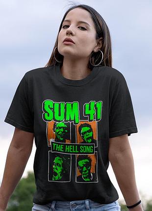 Футболка loys sum 41 (does this look infected) чорний xl