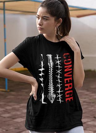 Футболка loys converge (spine) черный xs
